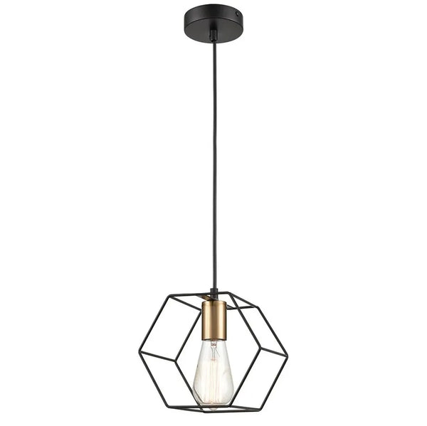 LAMPĂ SUSPENDATĂ 1CP EMPA BLACK/GOLD