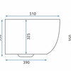 WC SUSPENDAT EMPA MARTIN SLIM RIMLESS DUROPLAST