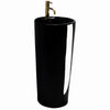 LAVOAR DE PODEA FREESTANDING CERAMIC EMPA BLANKA NEGRU BLACK